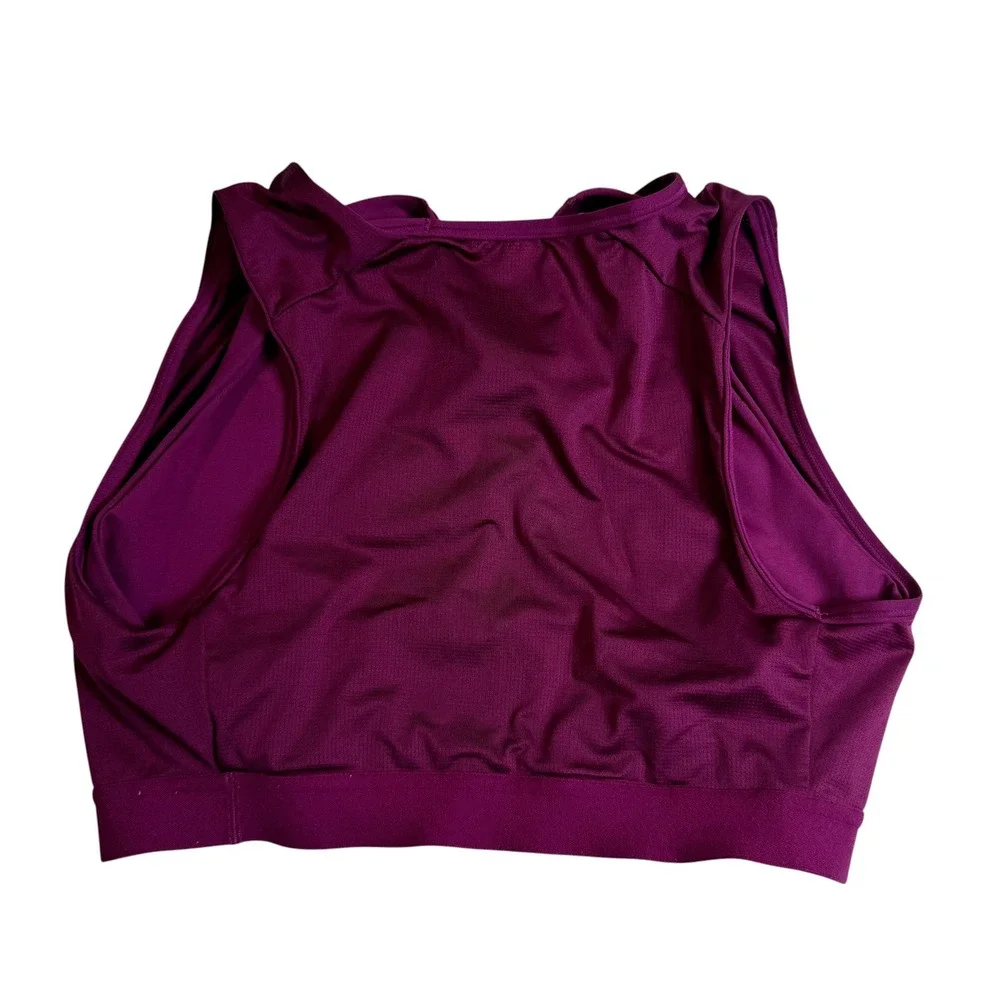 Nike Air Dri-FIT Sports Bra Womens Large Sangria Purple DM0643-610